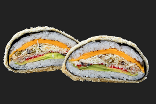 Суші-бургер з мідіями