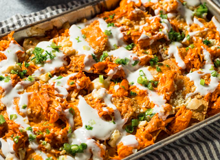 Smashed Chicken Nachos