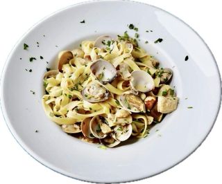 Fettuccine Vongole e Porcini