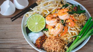 Krewetki w maśle czosnkowym