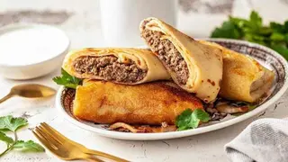 crêpe viande hachée
