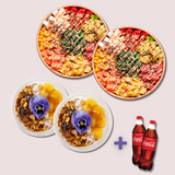 2 Tiki God + 2 Chia Mango + 2 Coca Cola