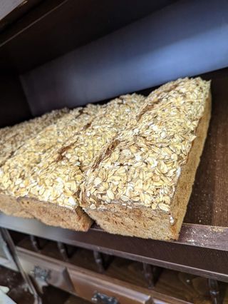 Chleb żytni na zakwasie z owsianką