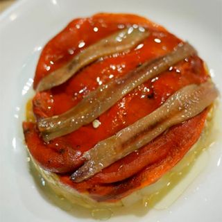 Escalivada con anchoas