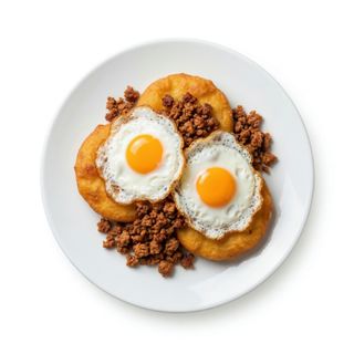 Huevos Con Tortos Y Picadillo