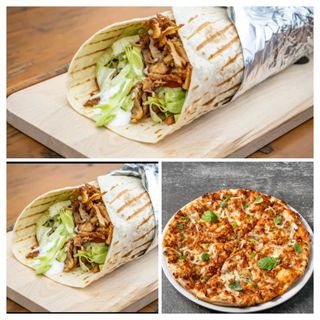 MENÚ 2 DURUM Y 1 PIZZA MEDIANA 