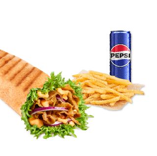 Zahir Rollo Special, frytki, napój 0,33l