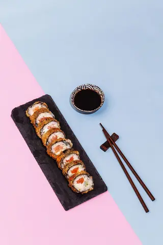 Tempura salmon