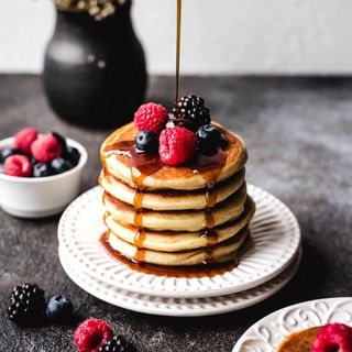 Pancakes Chocolat fruits de saison