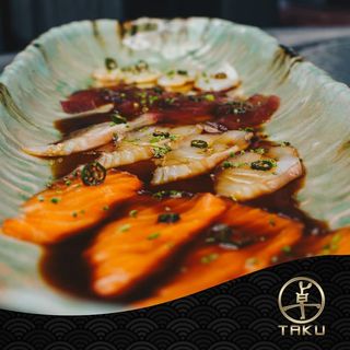 Carpaccio misto di pesce del giorno