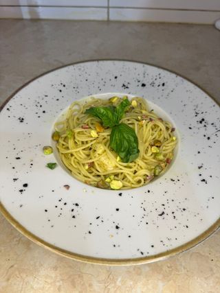 Spageti pesto & pistaći