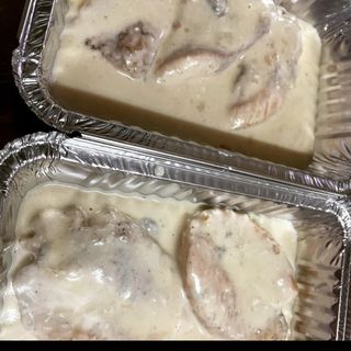 Piept de pui cu sos Gorgonzola