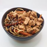 Udon with chicken