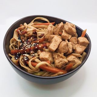 Udon with chicken