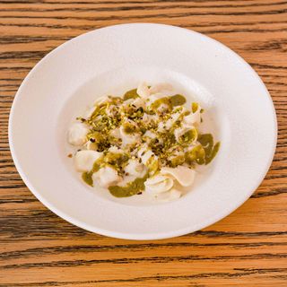 Saccottini al gorgonzola e pistacchio