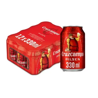 Cruzcampo Cerveza Pilsen Pack Lata, 12X33Cl