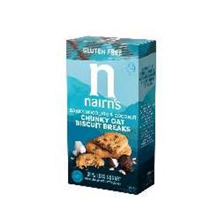 Bolachas Aveia c/ Chocolate Negro e Coco - Nairn's 160g