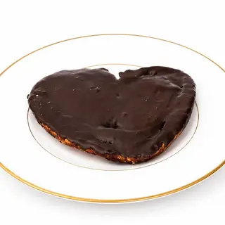 Palmera de hojaldre recubierta de Chocolate Negro