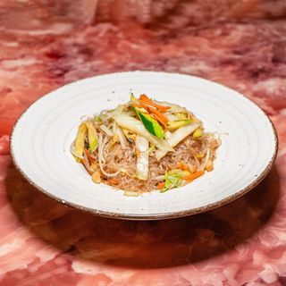 Spaghetti di Soia con Verdure Miste