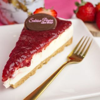 Fatia de Torta Cheesecake 
