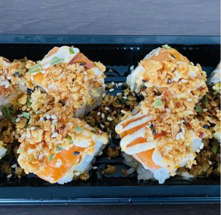 Soft Shell Salmon Roll 8 Peças