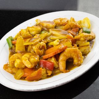 59. Gambas Con Salsa De Curry