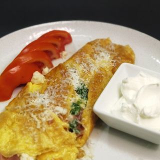 Omlet sa šampinjonima (do 12h)