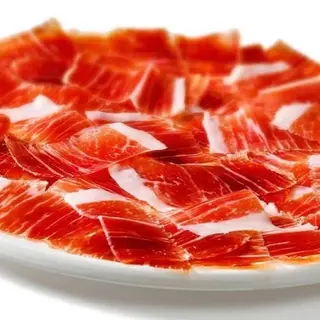Tapa De Jamon IBÉRICO Con pan con tomate 