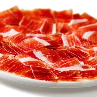 Tapa De Jamon IBÉRICO Con pan con tomate 