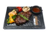 Мраморный рибай прайм с овощами 