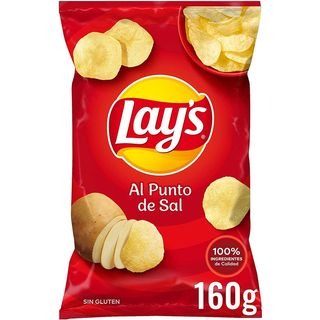 Patatas Punto De Sal Lay'S 160 Gr