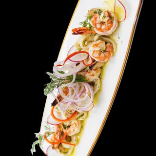 Маринован микс морски дарове 