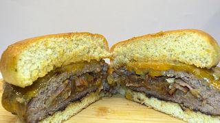 Hamburguesa rellena 250 g.