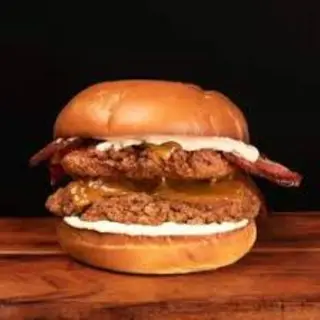 Doble Burger Bacón De Pollo (Condado)