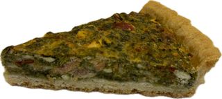 Кіш "Зі шпинатом та лососем"