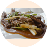 Teppanyaki De Lomo Al Estilo Japonés