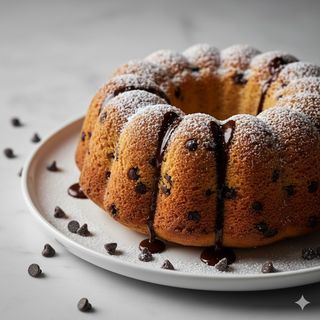 Bizcocho De Yogurt Con Pepitas De Chocolate