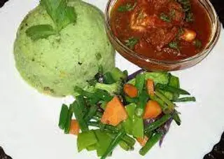 Mokimo With Chicken Broiler
