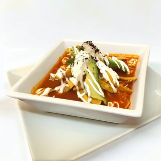 Sopa Azteca De Tortillas (picante)