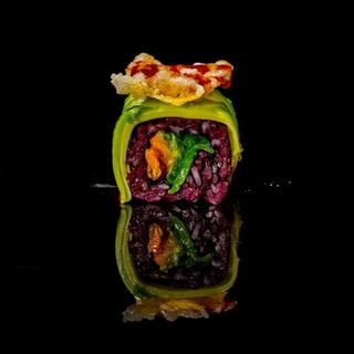 Black vegano roll