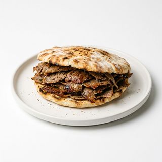 Panino kebab solo carne menù