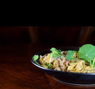 Tagliatelle w sosie borowikowym