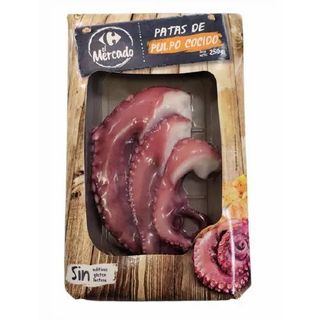 Pata de Pulpo Cocido 3 Unidades Carrefour 250 Gr.