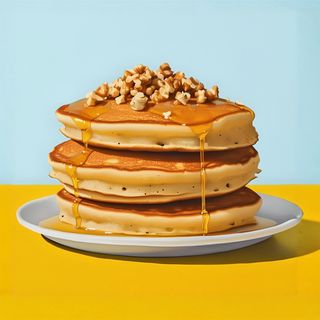 Американски палачинки Мед и орехи