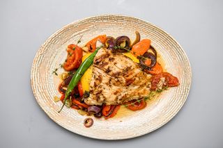 Saramură de crap cu mămăliguță