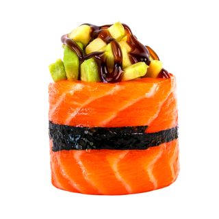 Котосуші з лососем та авокадо