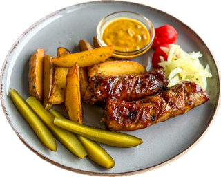 Ковбаски зі свинини з картоплею (430/50г)