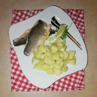 Filet brancina ili orade na žaru sa blitvom