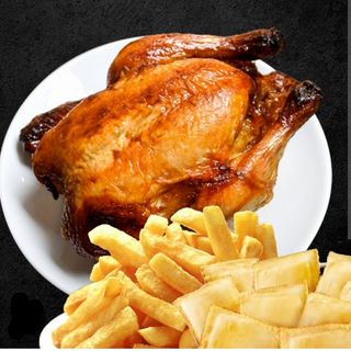 Pollo Entero Asado Con Patatas