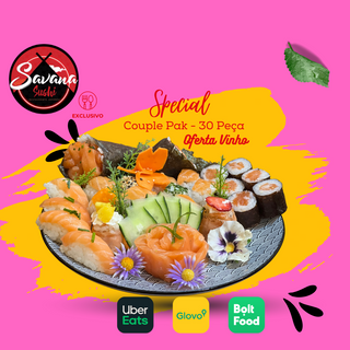 Couple  Pack 30 Peças Combinado- Oferta Vinho